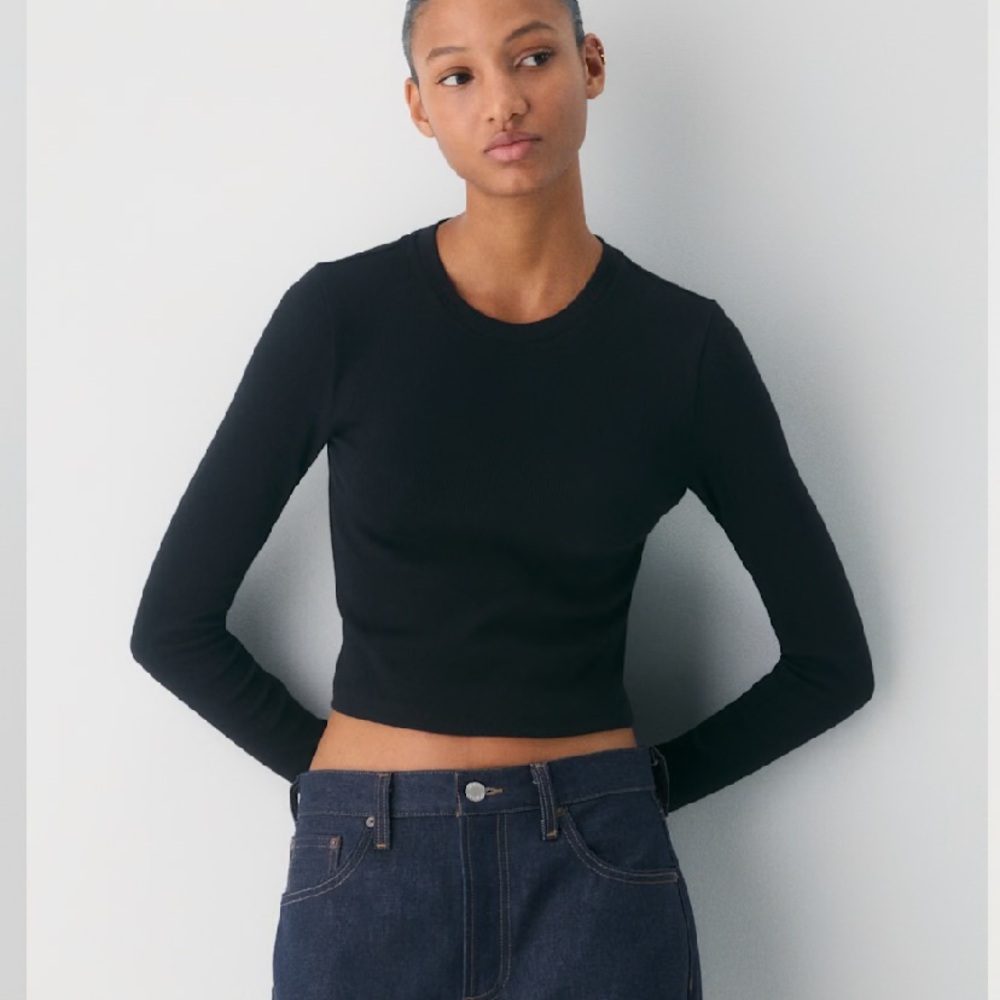 TNA Black Long Sleeve Tee